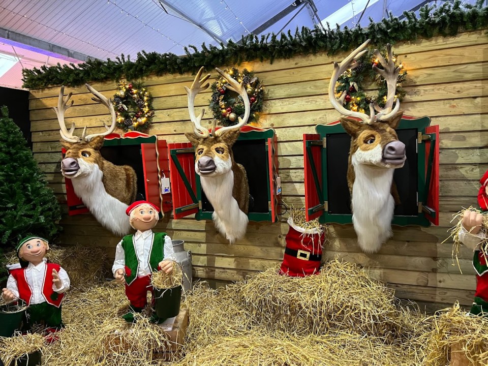 The staff behind the festive display won the Best UK Grotto Team award in 2022