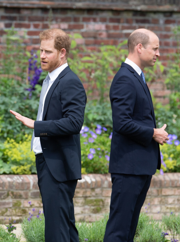 Princes William and Harry have a frosty relationship