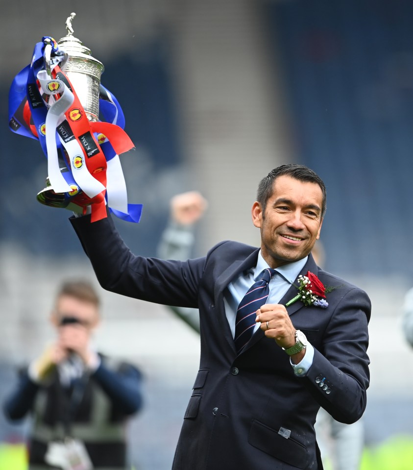 He also returned the Scottish Cup to Rangers after a lengthy absence