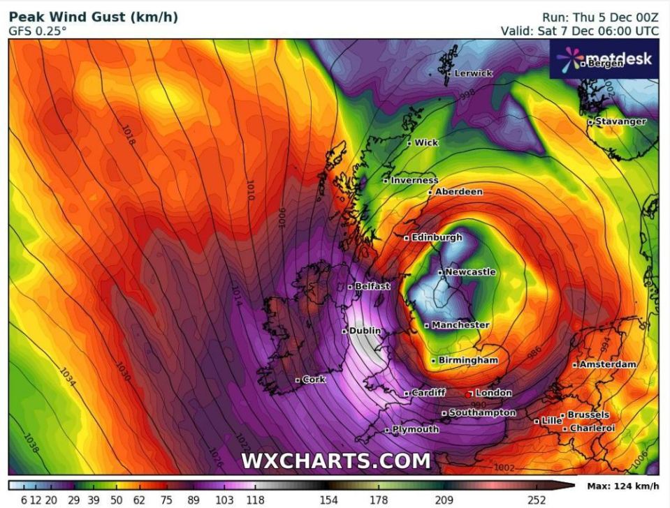 The storm is set to come in over the weekend as well