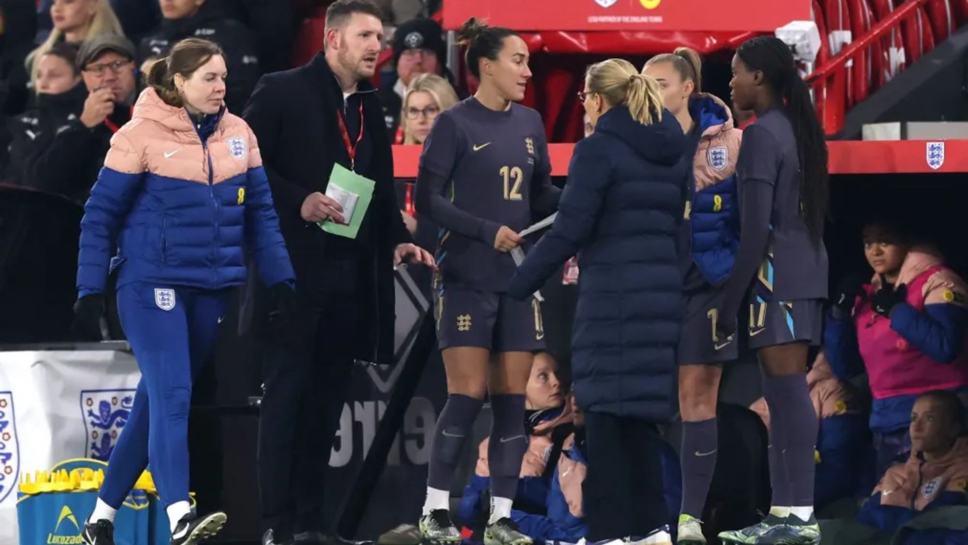 Bizarre reason England star was BANNED from coming on to the pitch despite being stripped off and ready for substitution