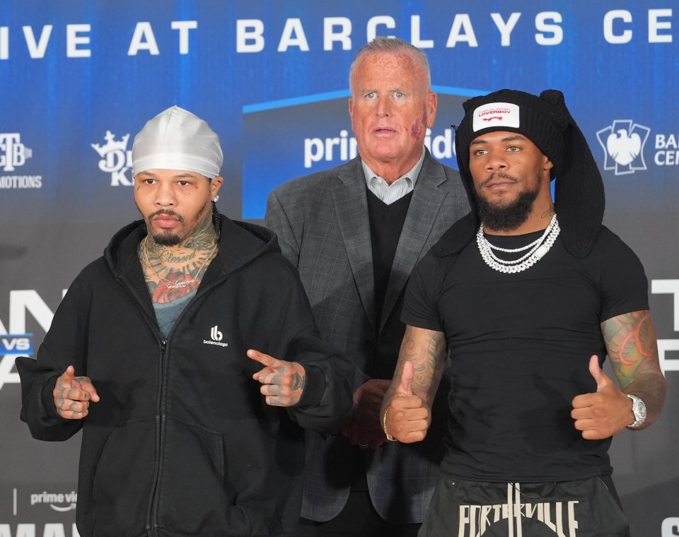 He announced the news during the launch press conference for his fight with Lamont Roach, right, scheduled for March 1