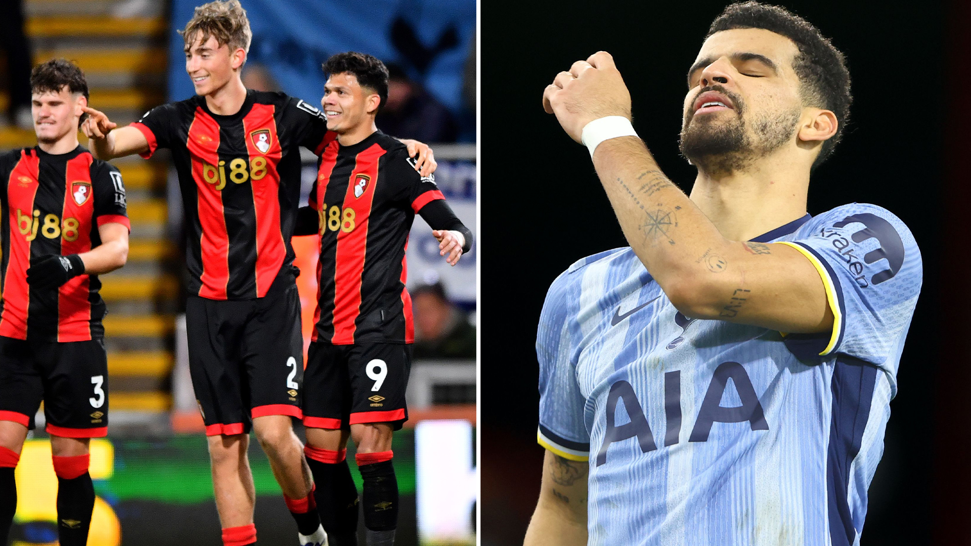 Bournemouth 1 Tottenham 0: Spurs suffer more set-piece woe as Huijsen heads winner to be Cherries' youngest-ever scorer