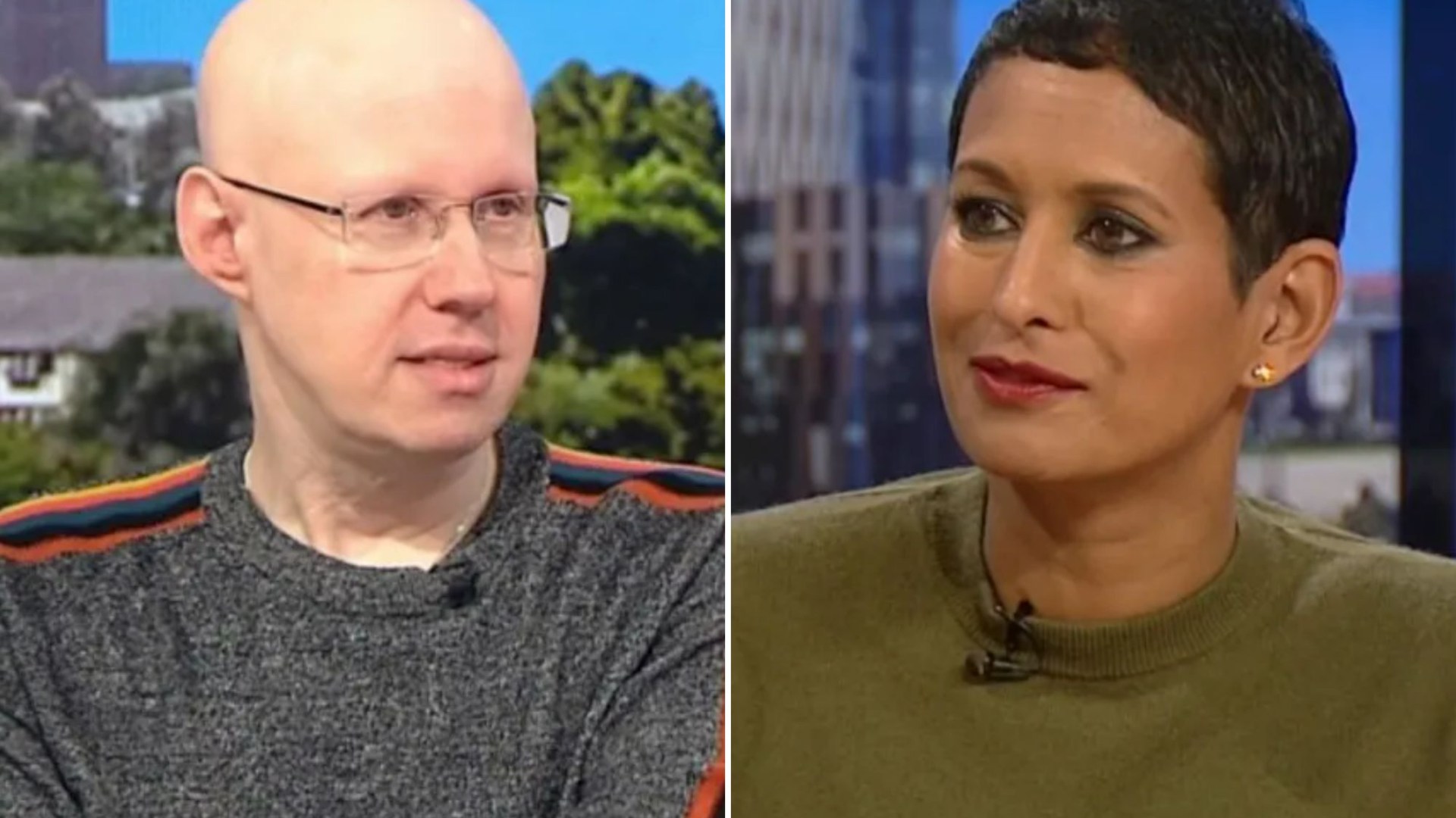 Watch the moment Matt Lucas is scolded by BBC Breakfast’s Naga Munchetty as she tells him: ‘You can’t do that!’