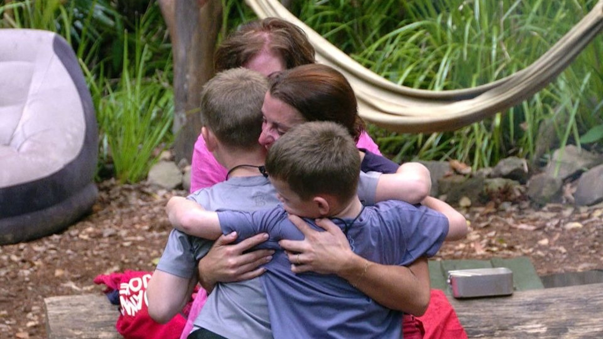 Emotional moment Coleen Rooney breaks down in tears as she enjoys surprise reunion with two youngest kids in I'm A Celeb