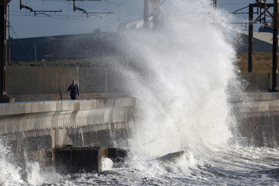 Storm Darragh has battered Scotland with strong winds, snow and heavy rain