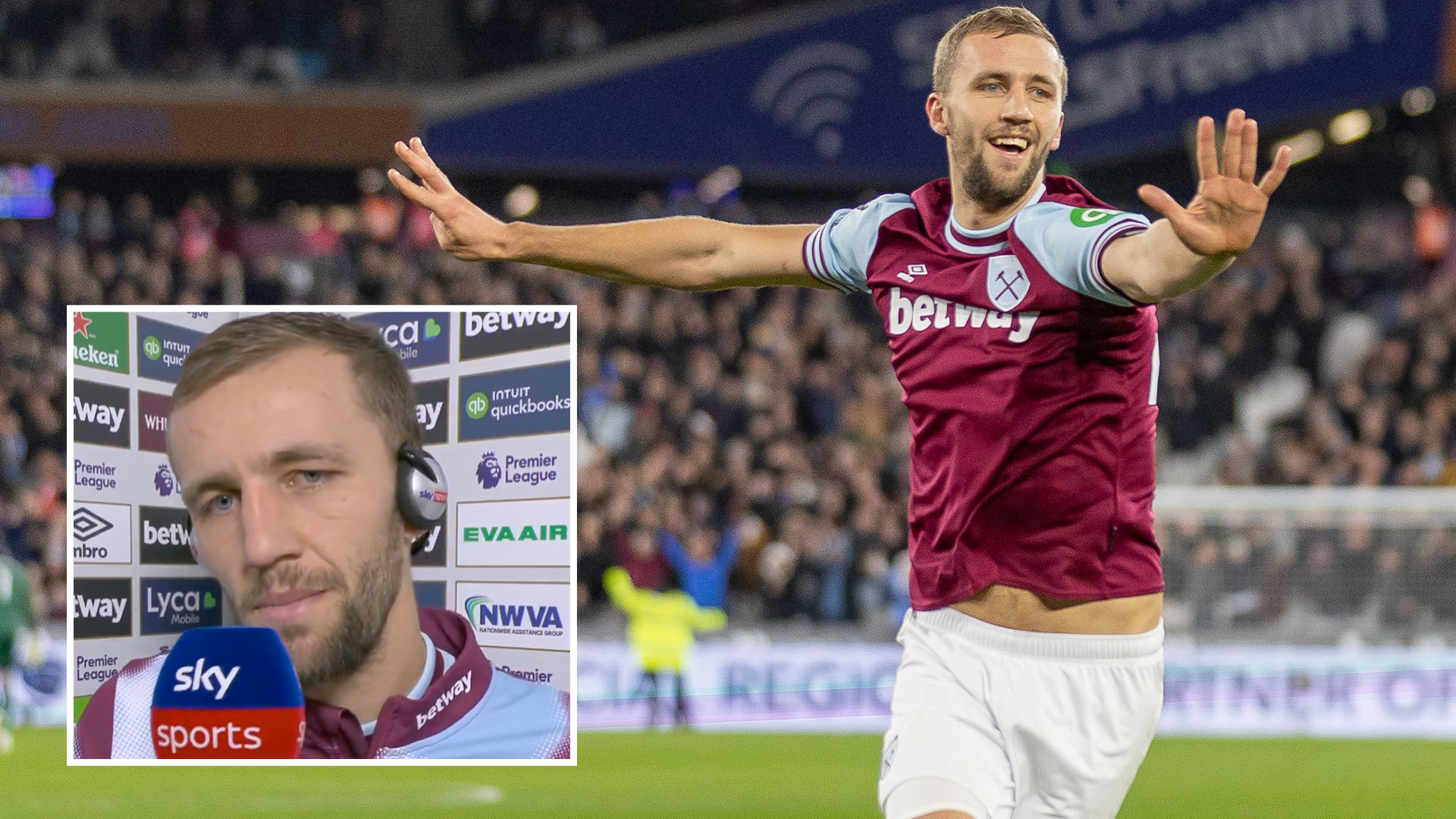 Tomas Soucek reveals heartwarming video call with Michail Antonio as he dedicates celebration to stricken West Ham star