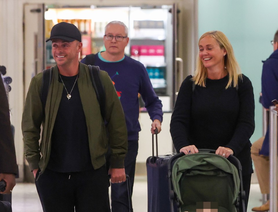 They touched down after their time in Oz for I'm A Celeb