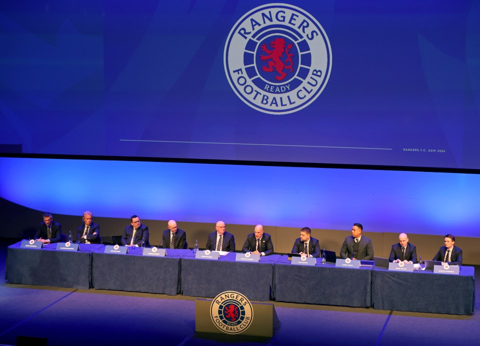 Virani (third right) at the club's AGM