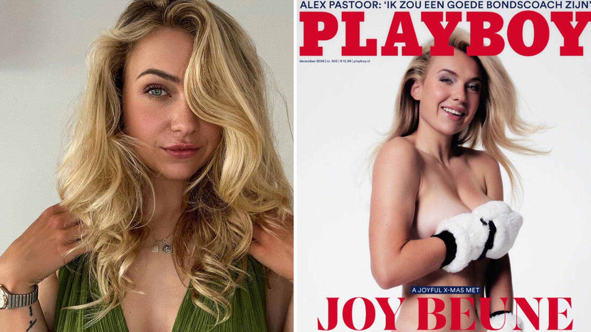 Glamorous speed skater sends Playboy readers into meltdown as chief says 'something like this has never happened'