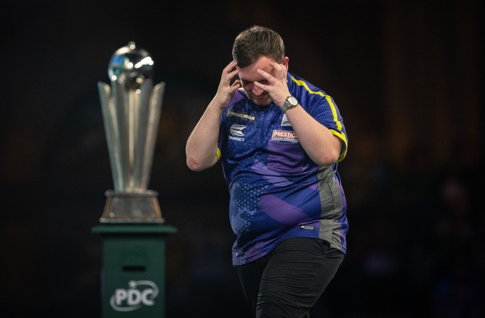 Littler missed a double two in last year's World Championship final against Luke Humphries, which would have put him 5-2 up