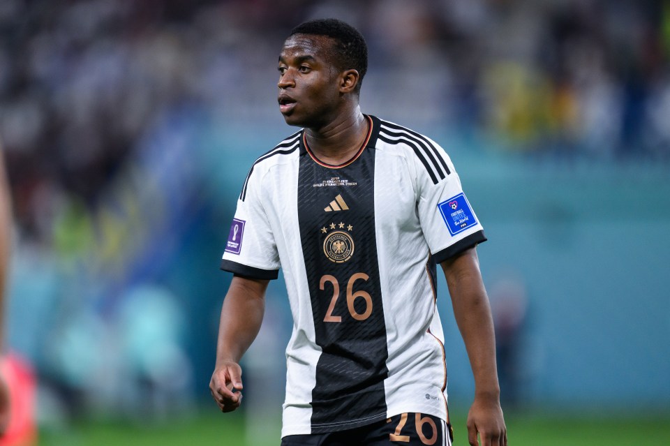 Moukoko starred for Germany at the 2022 World Cup