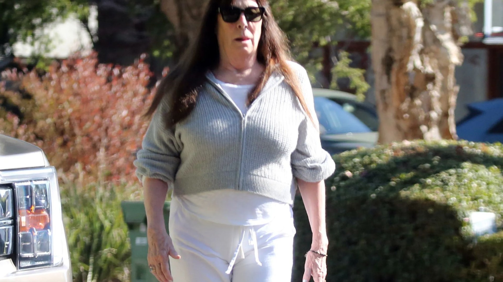 Rarely seen movie star looks unrecognisable as she's spotted on a very rare outing in Los Angeles