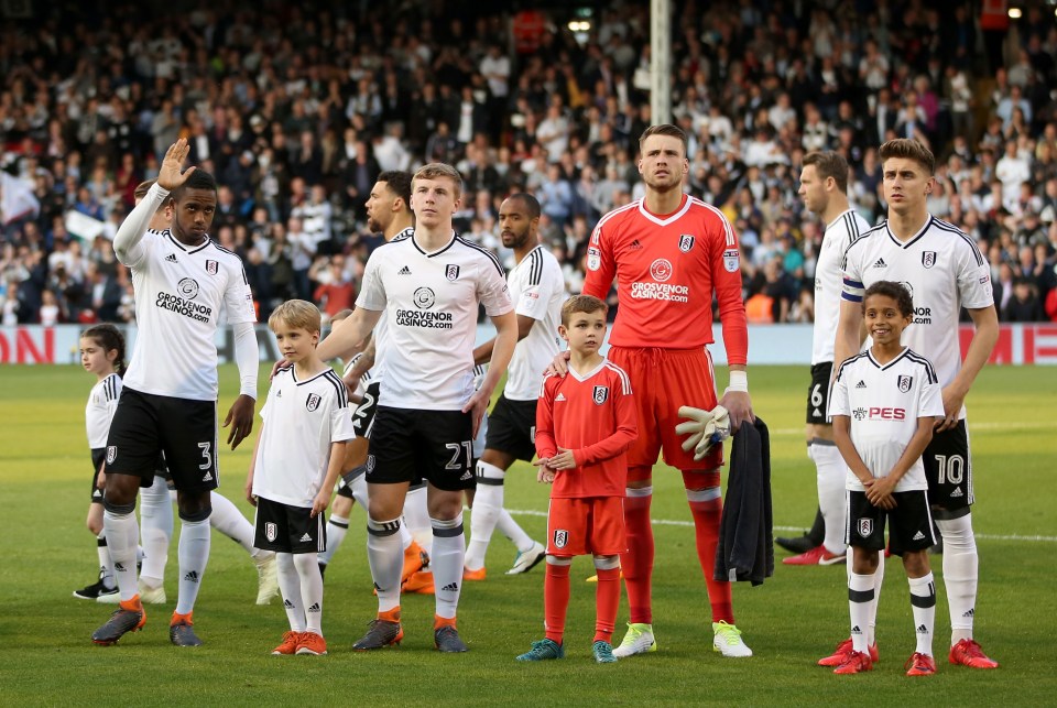 An image from 2018 emerged of Josh King being a mascot with Fulham captain Tom Cairney, right