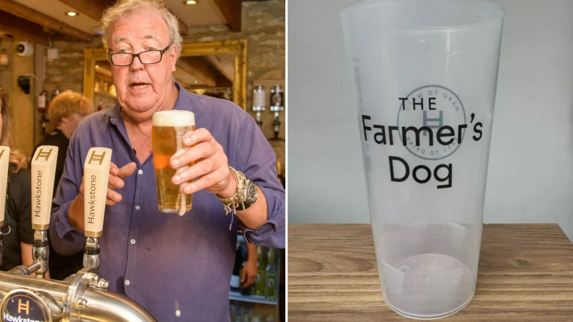 Jeremy Clarkson’s glasses from Farmer’s Dog pub appear on eBay after revealing over 100 were ‘stolen’ in just ONE DAY