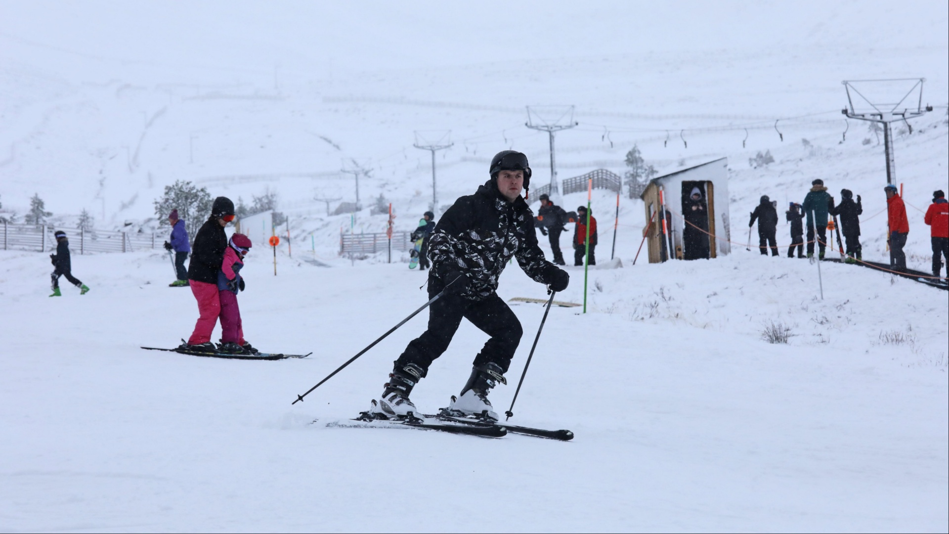 Scotland blanketed by snow as skiers hit slopes in winter wonderland conditions before Christmas