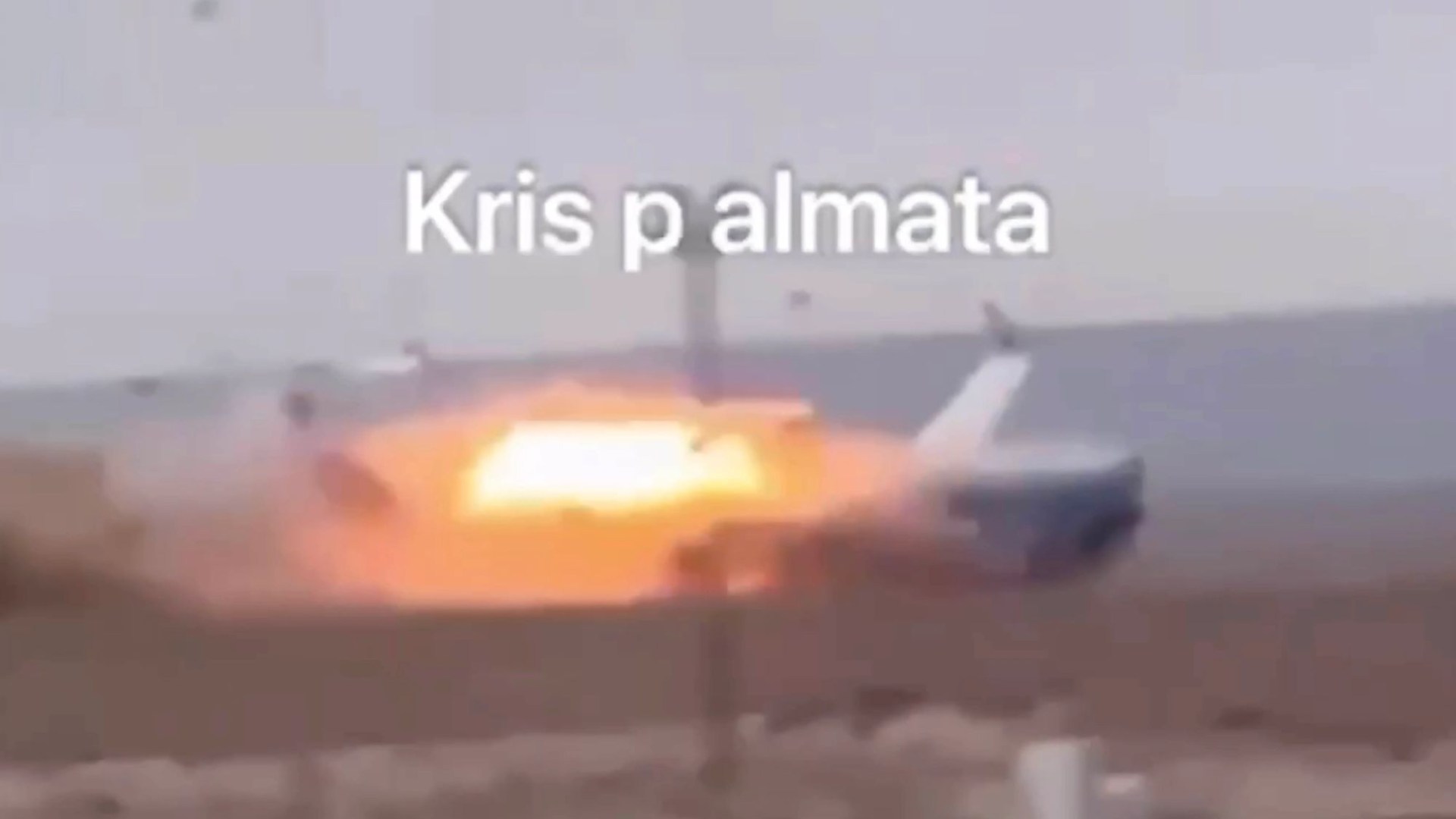 Horror moment plane carrying 105 passengers crashes in fireball explosion in Kazakhstan in horror Christmas Day smash