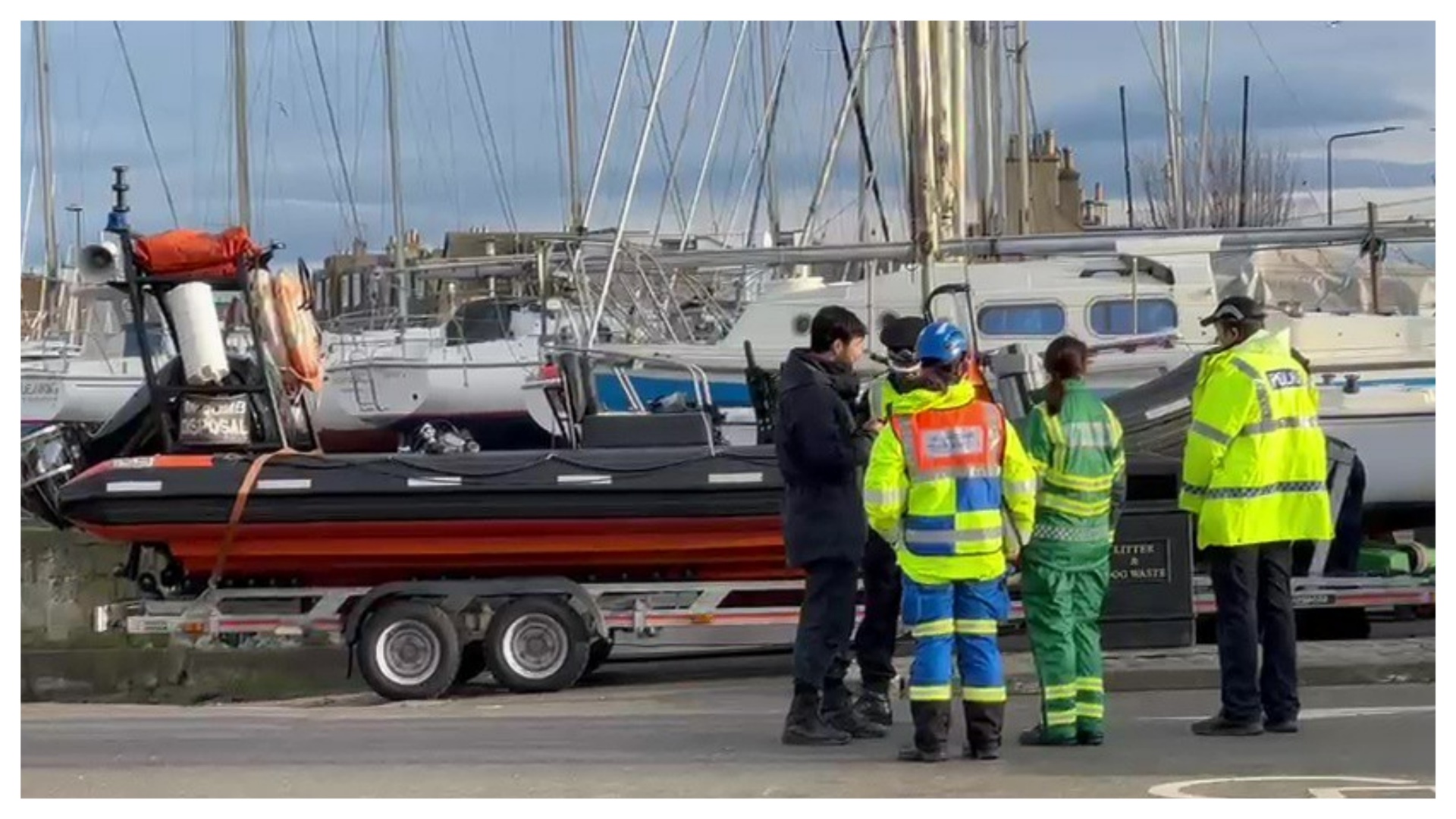 Bomb squad called to Scots harbour after fishing boat 'catches torpedo'