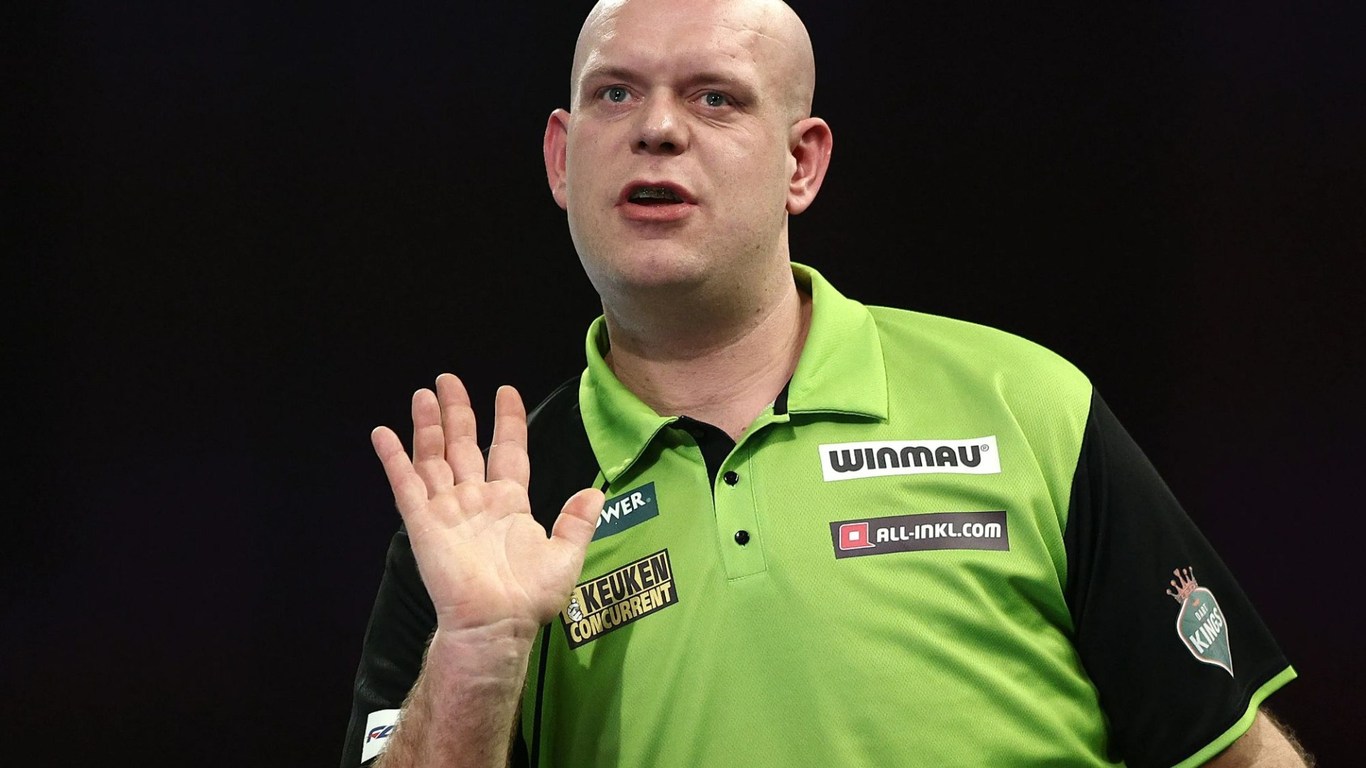 'That's just not allowed,' says Michael van Gerwen in disgust at World Darts Championship performance