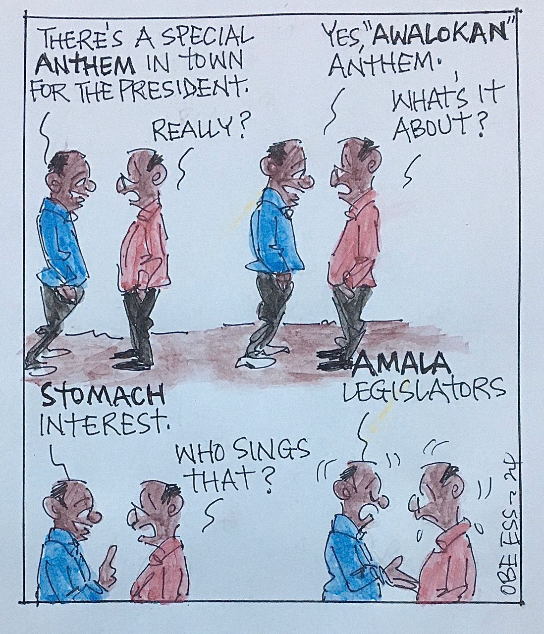 CARTOON OF THE DAY: Special anthem for the president