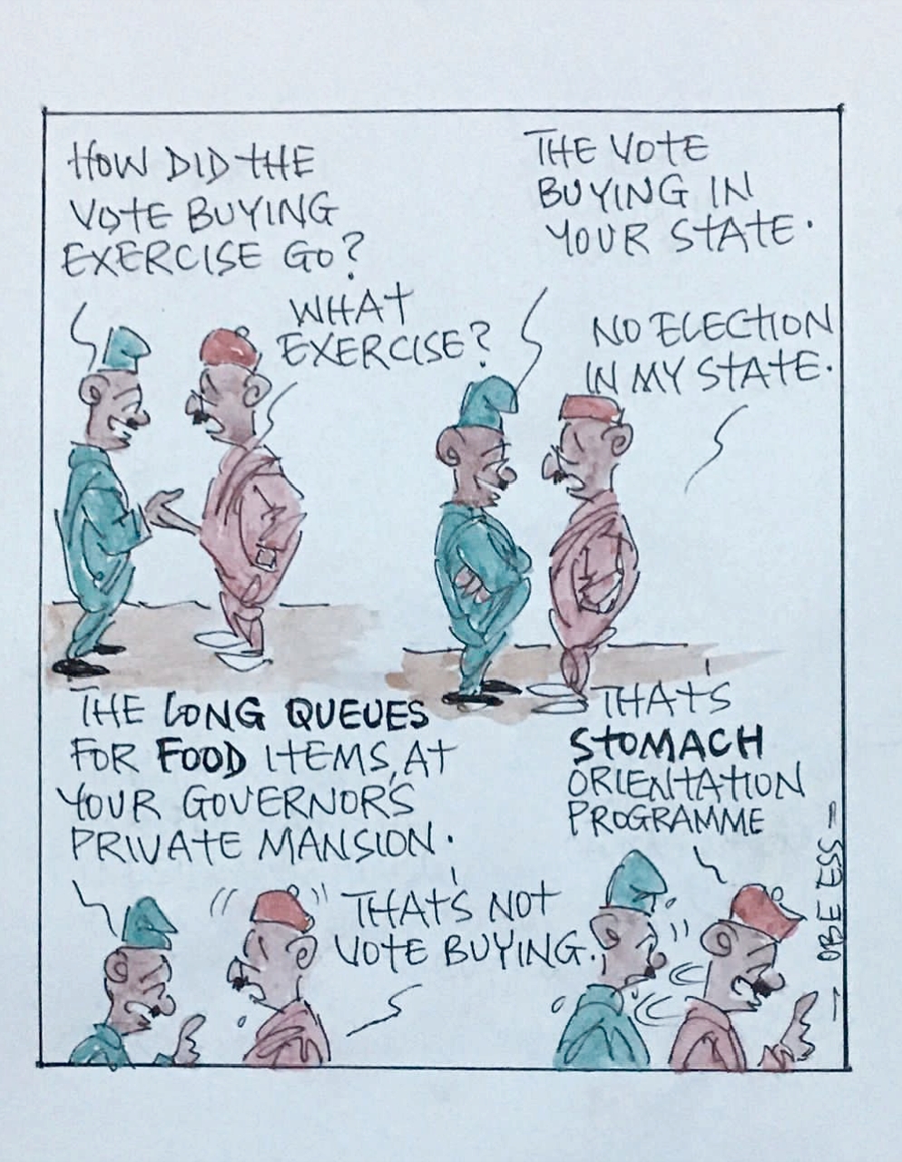 CARTOON OF THE DAY: Stomach orientation programme