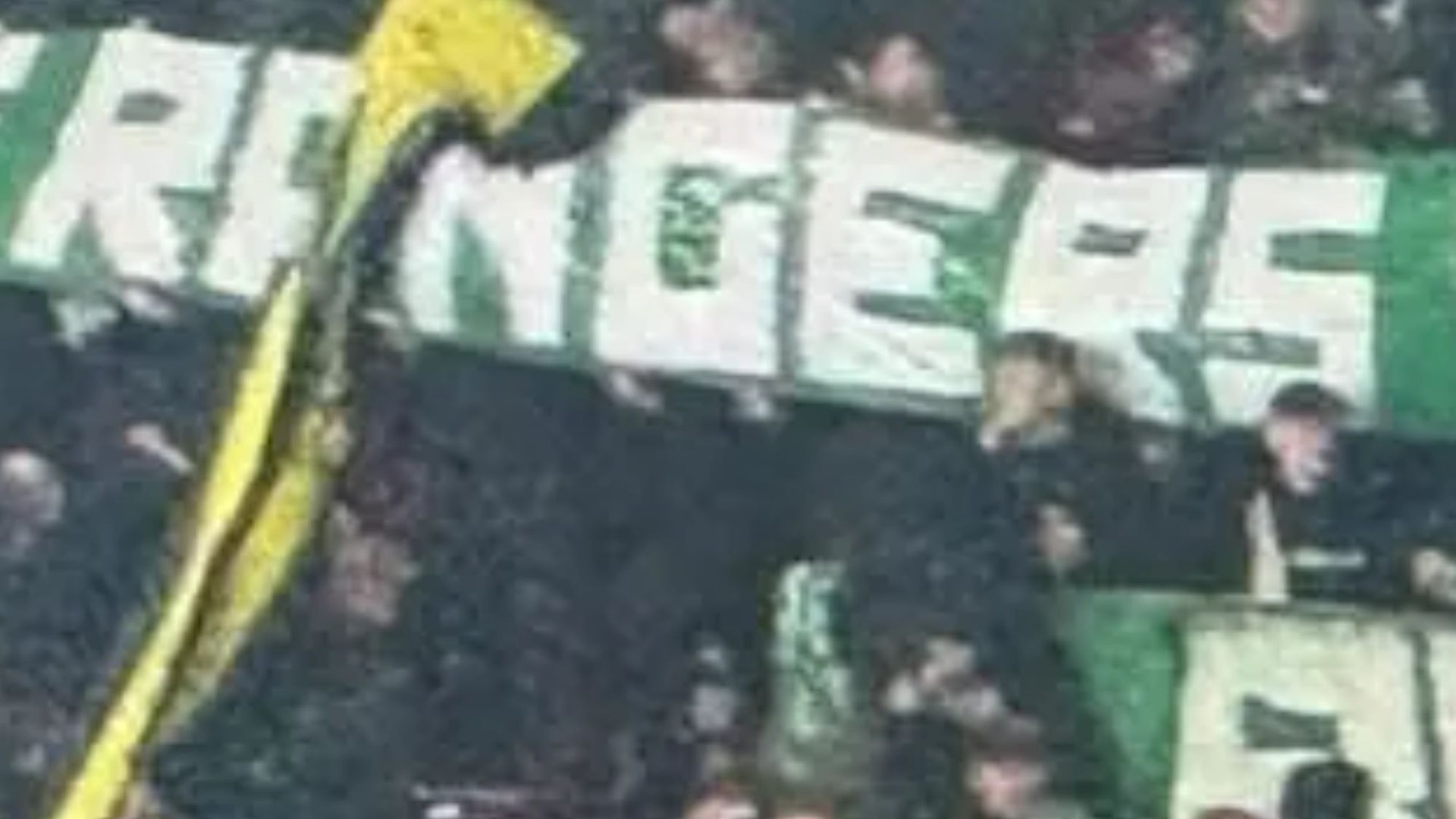 Celtic fans troll Rangers over Donald Trump inspired banner as they party at Premier Sports Cup Final