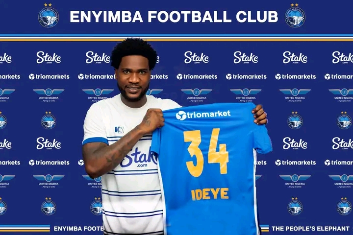 Enyimba unveil ex-Super Eagles player Ideye