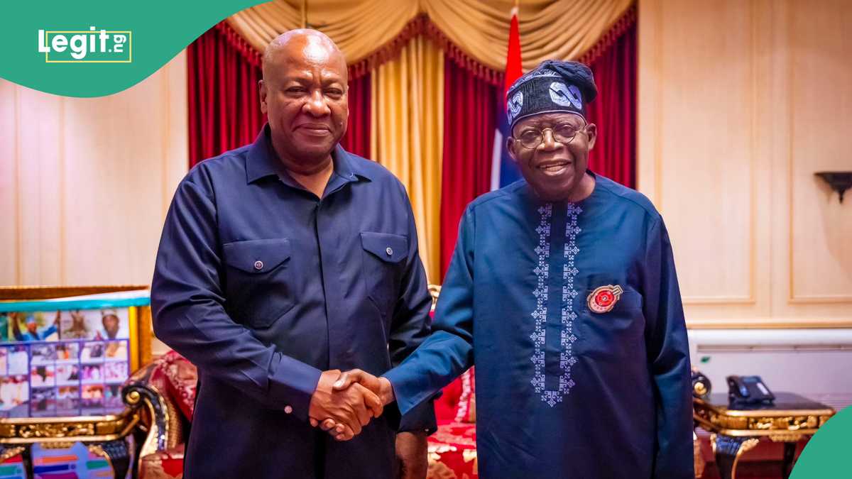 John Mahama: Ghana’s President-Elect Visits Tinubu in Abuja, Photos Emerge