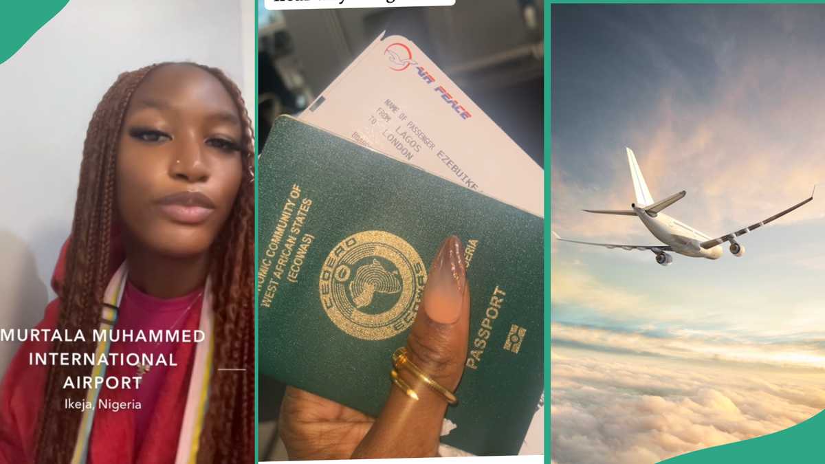 Lady Travels With Air Pace From Lagos to London Gatwick Airport After Getting UK Study Visa Approved