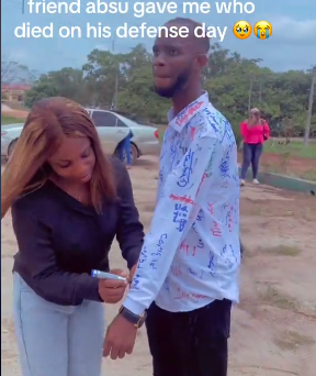 Lady remembers friend who passed away on his defense day