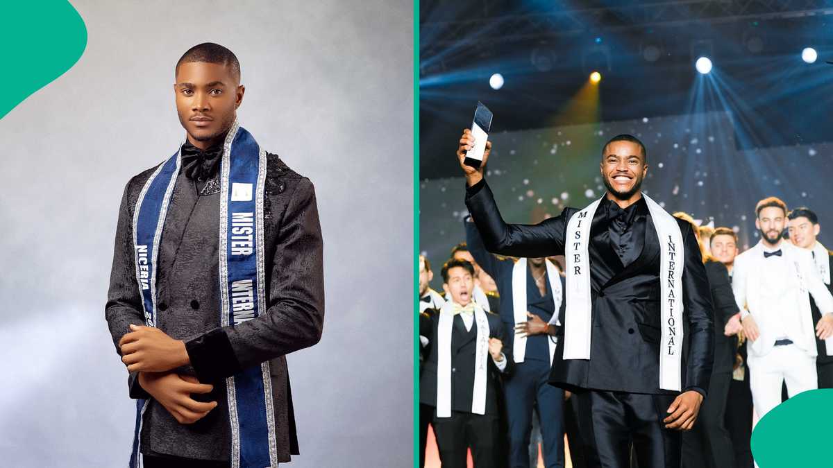 Mr Nigeria's Samuel Nwajagu Wins Mister International 2024, Fights Back Emotions: "Well Deserved"