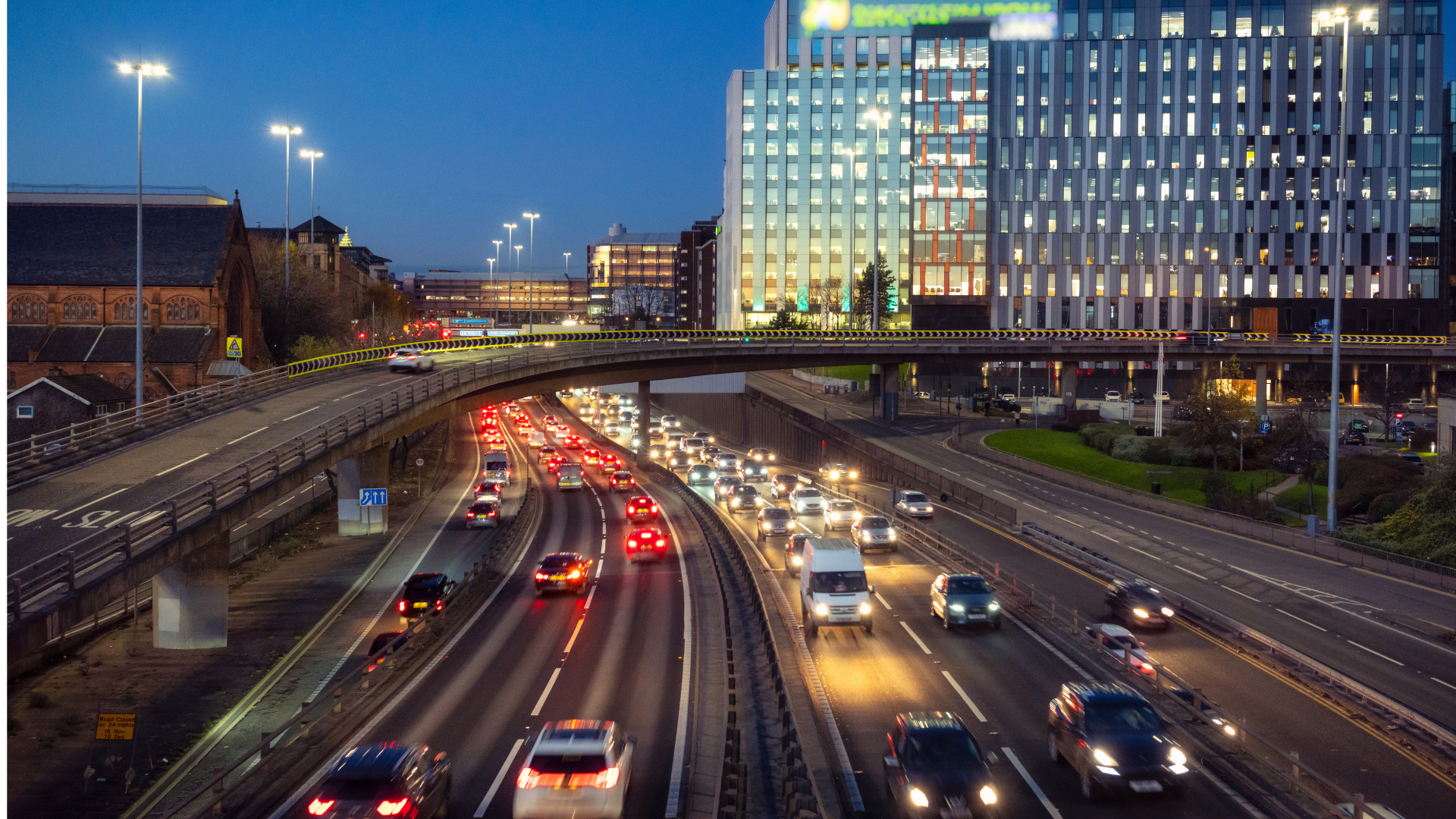 Part of M8 to shut for 'up to a week' after motorway flooded by SEWAGE