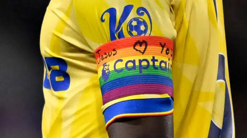 Premier League To Forgive Marc Guehi Again After Writing "Jesus Loves You" On Rainbow Armband