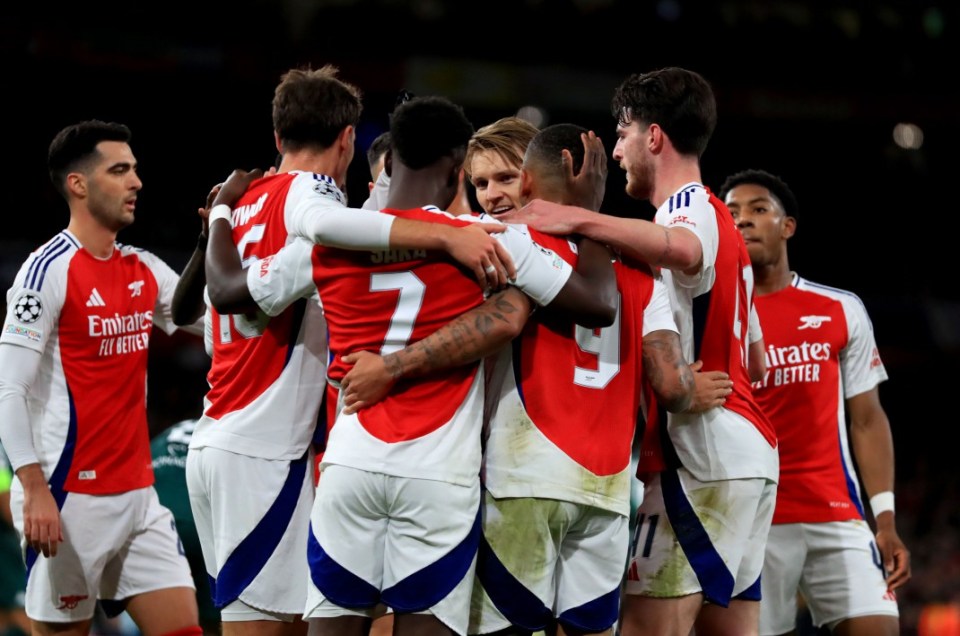 While Arsenal thumped Monaco 3-0 on Tuesday