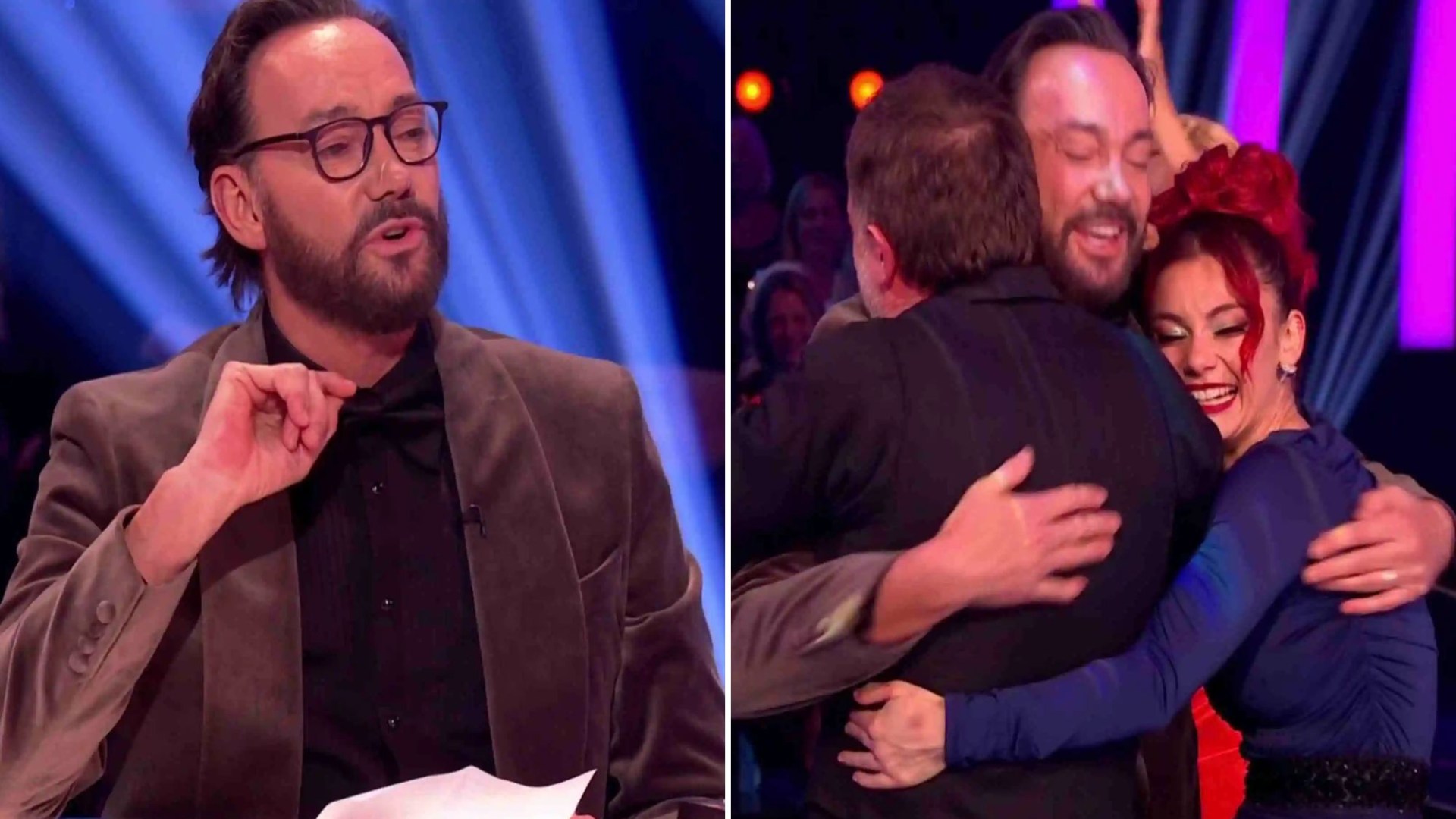 Strictly Craig Revel Horwood shocks viewers as he fights back tears and reads out emotional poem for Chris and Dianne