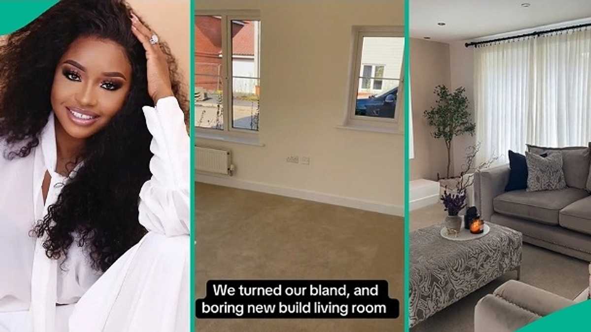 Talented Lady Transforms Her Living Room to Look Classy, Video Amazes Viewers