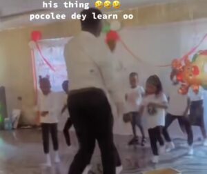 Teacher goes viral for epic dance moves at end-of-year party, gets praised online