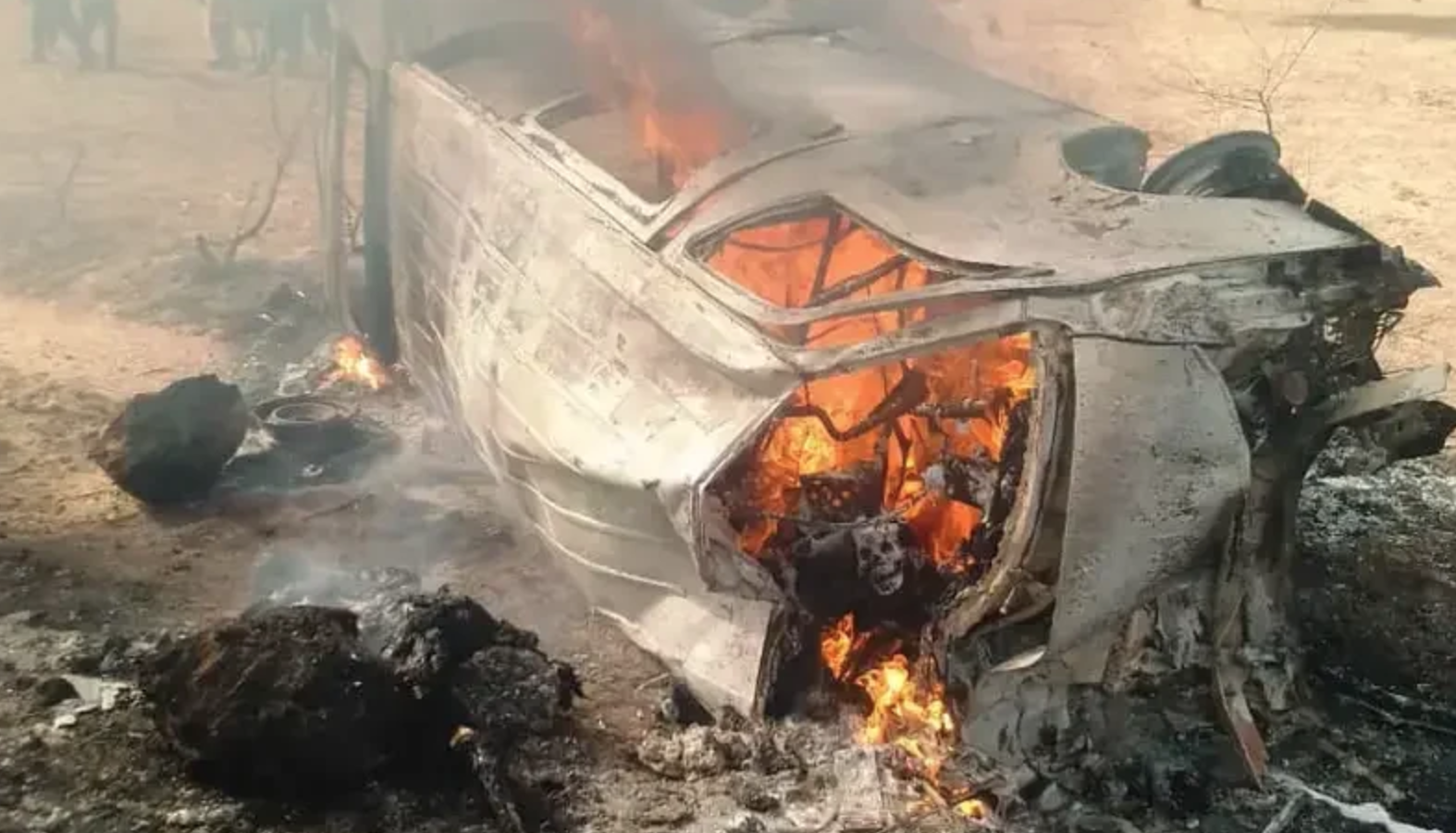 Tragedy as 13 burnt to death in ghastly Ondo highway motor crash