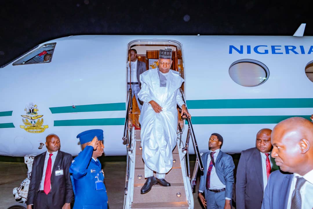 VP Shettima Returns To Abuja After Lesser Hajj In Saudi Arabia