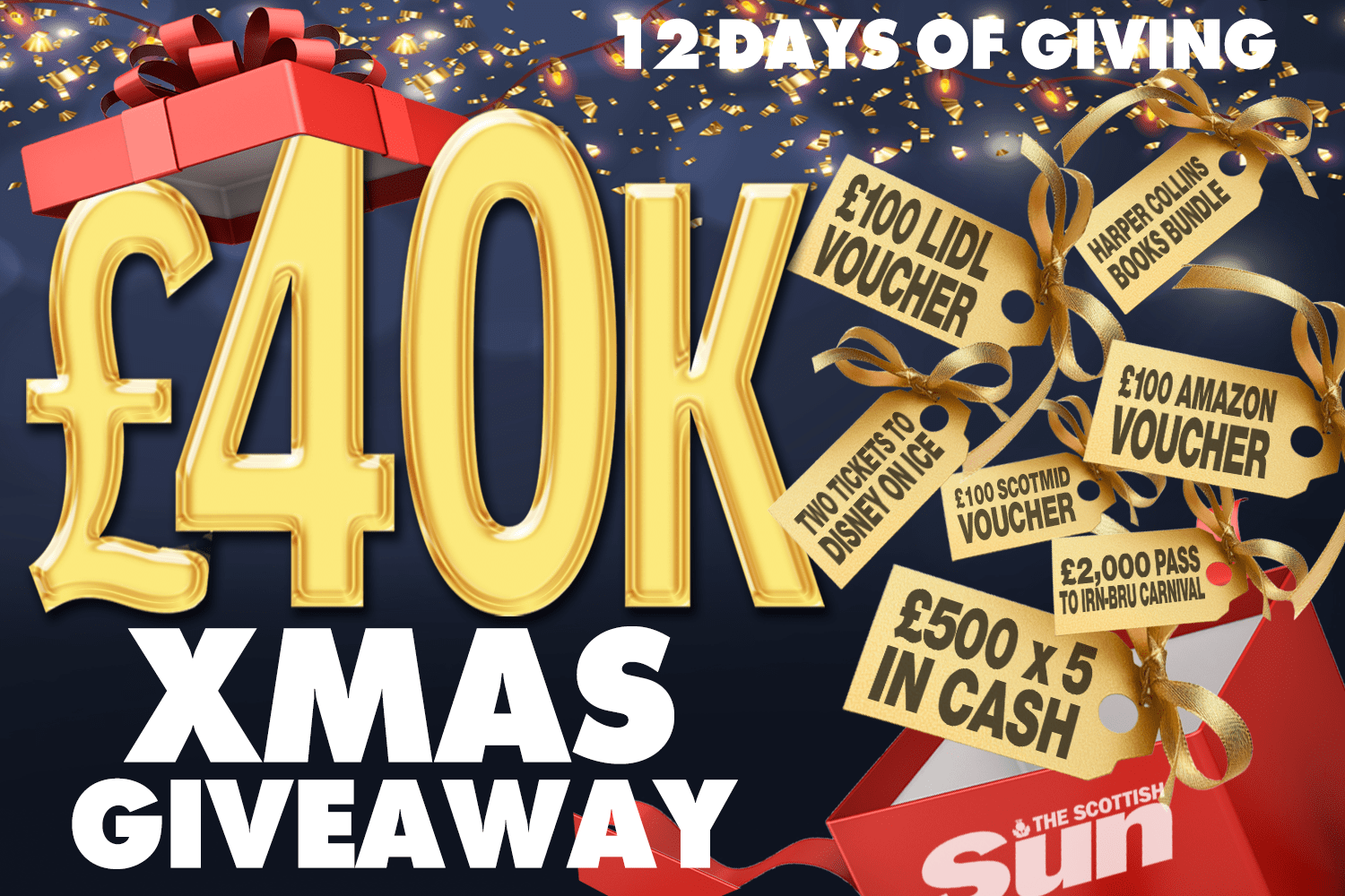 We're giving away £5000 worth of prizes today - here's how you could win £500 cash and other great gifts