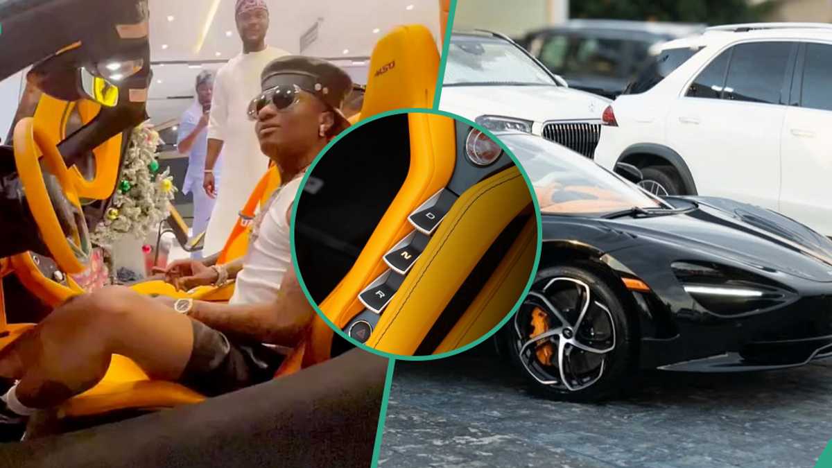 Wizkid Splashes N1.5bn on McLaren 750s, Interior of Luxury Whip Trends: "Good Way to End 2024"