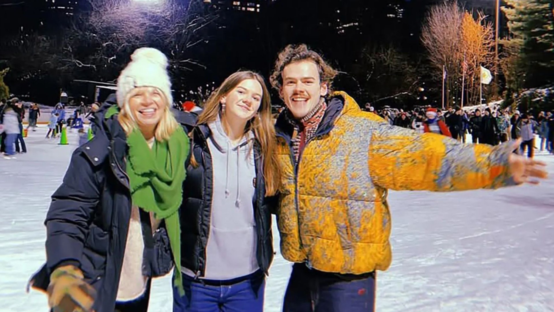 Zoe Ball beams as she ice skates in New York with kids on festive trip after quitting BBC Radio 2 show