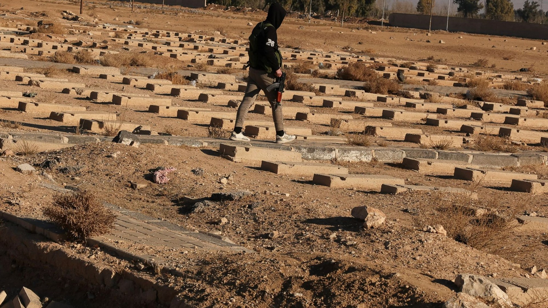 ‘Brits and Americans’ among the 100,000 dead in Assad's mass graves after timelapse shows grim site swell under regime