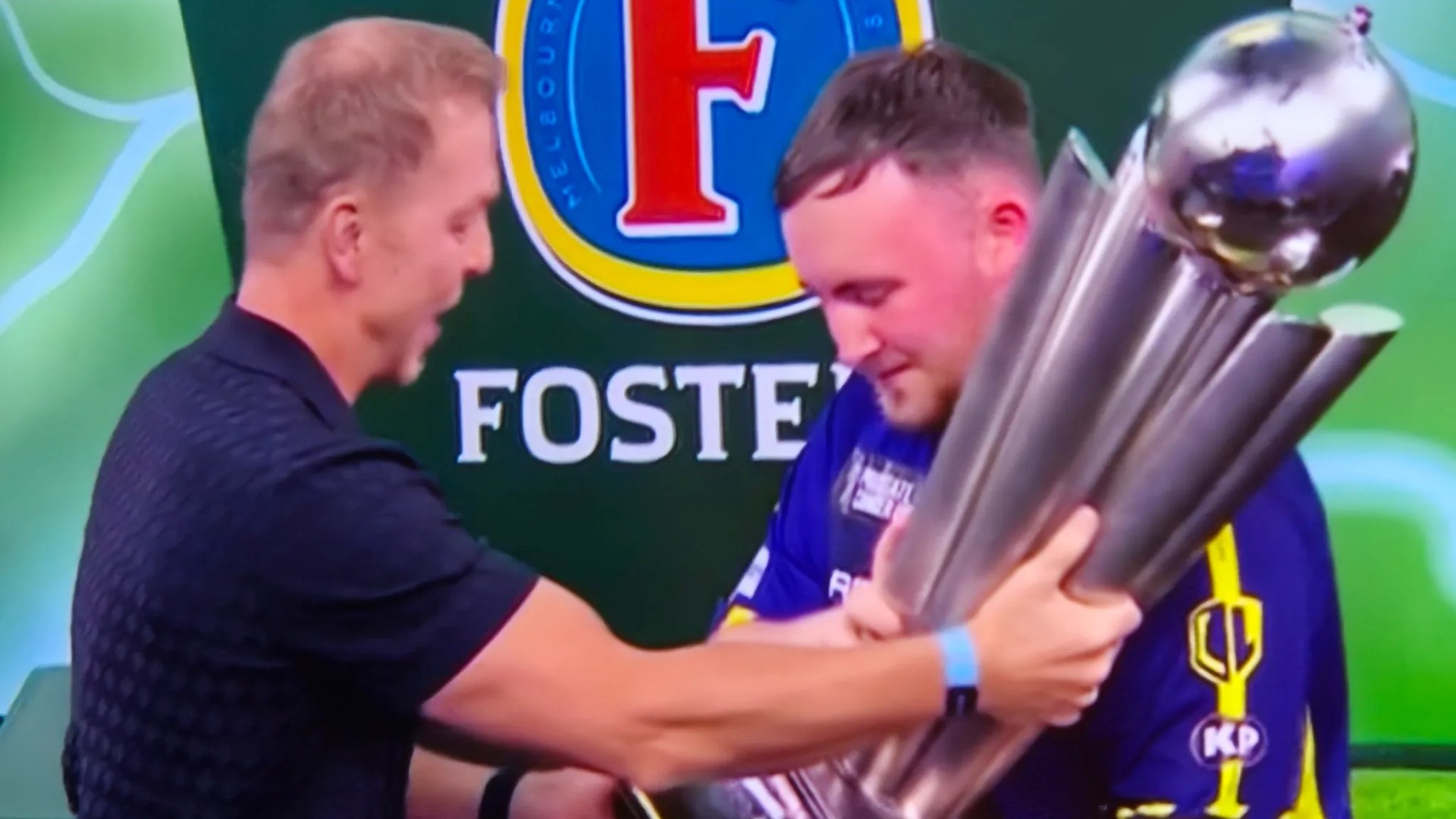 Sporting legend's surprise appearance at Luke Littler's World Darts Championship win leaves fans 'in tears'