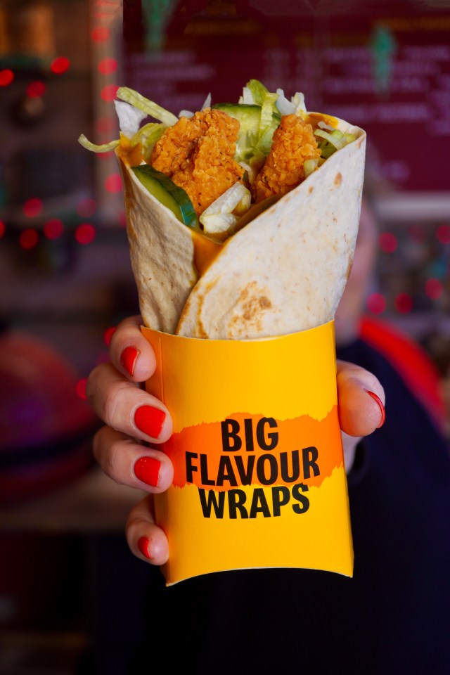 A brand-new katsu crispy wrap and grilled version will join menus tomorrow