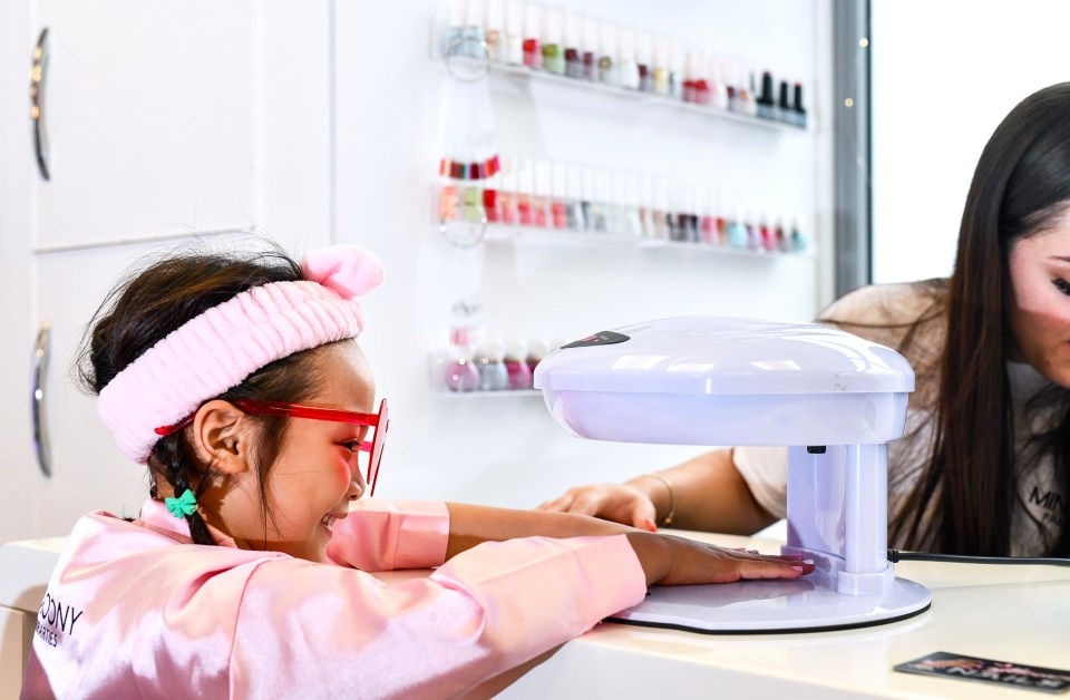 Rae Moon Tai enjoys gets her nails done