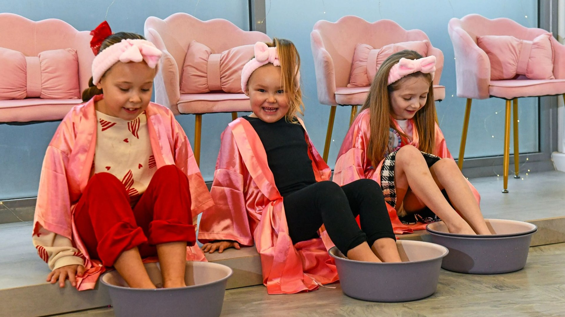 Inside UK's first beauty salon for kids with £30 treatments for tots as young as THREE…as it's branded 'shallow & vain'