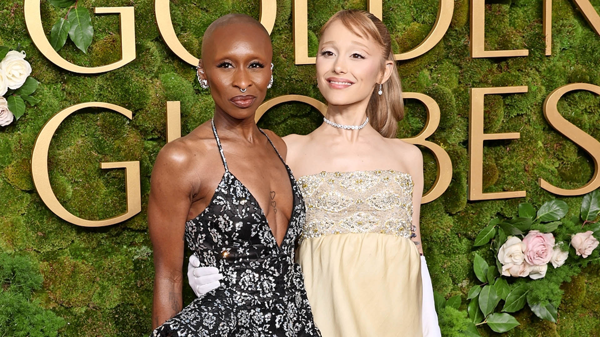 Cynthia Erivo, Ariana Grande and Angelina Jolie lead the glam at Golden Globes as Hollywood's A-list hit the red carpet