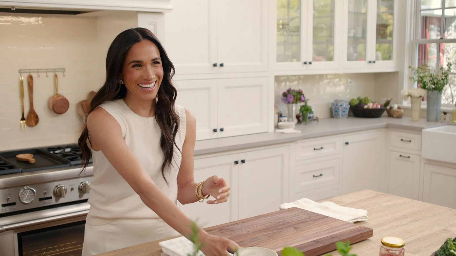 Americans will hate Meghan's new Netflix show cooking fancy food with her A-list mates as they struggle, expert blasts