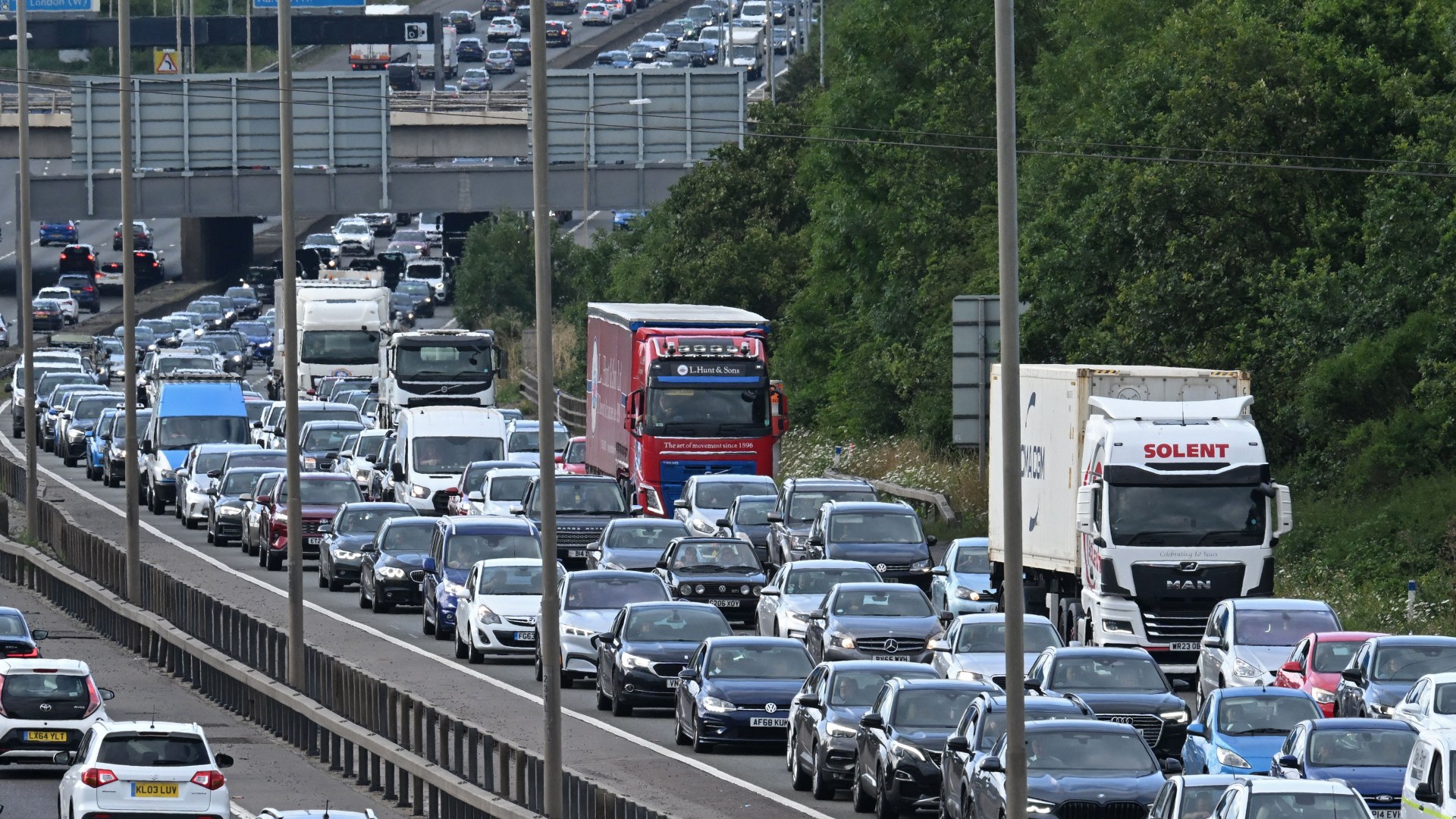 Europe's most congested roads revealed & English city comes out on top with drivers spending 101 hours stuck in traffic